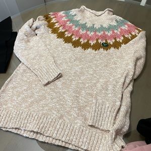 LL Bean cotton fair isle sweater.Brand new. Tags